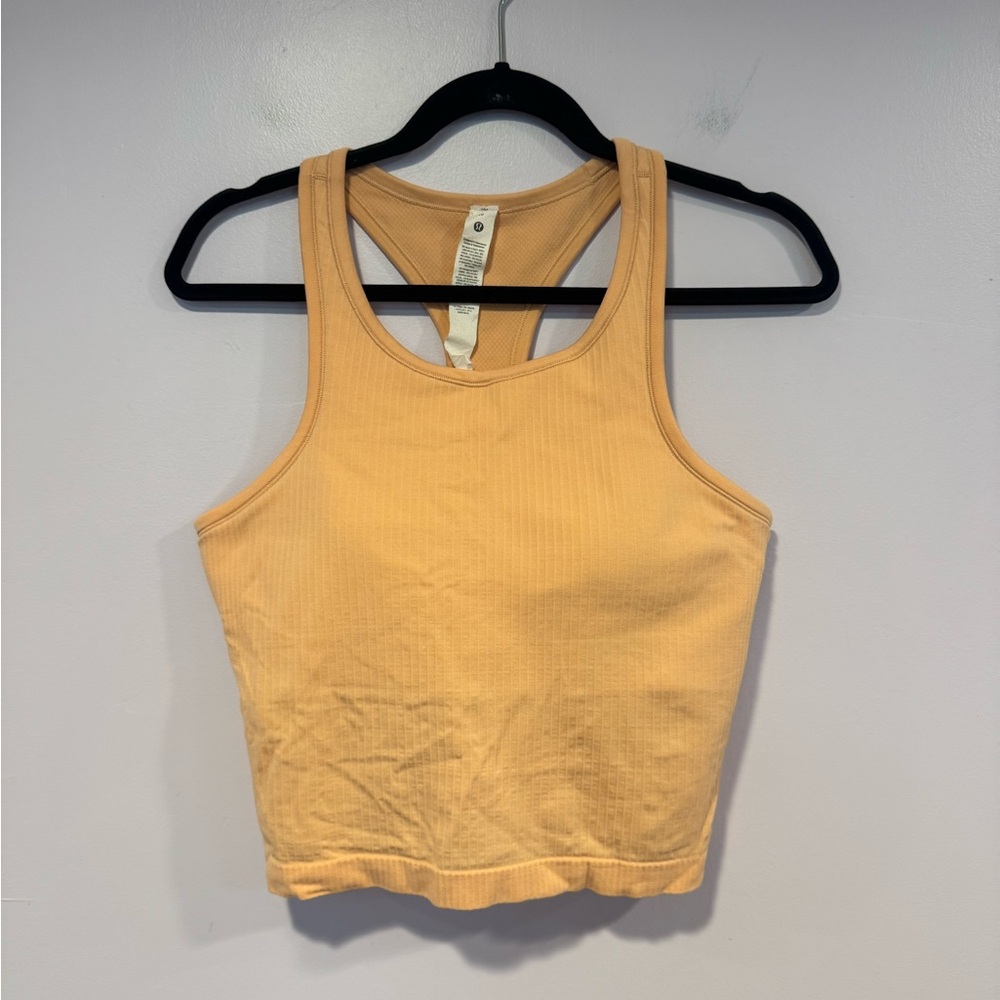 lululemon athletica Ribbed Racerback Tank Top - Peach